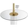 4_Possini Bellini 65" Faux Marble Floor Lamp with Tray Table and USB more views