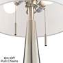 Thumbnail3 of Possini Blue Vicki 23" Blue Faux Silk and Nickel USB Lamps Set of 2 more views