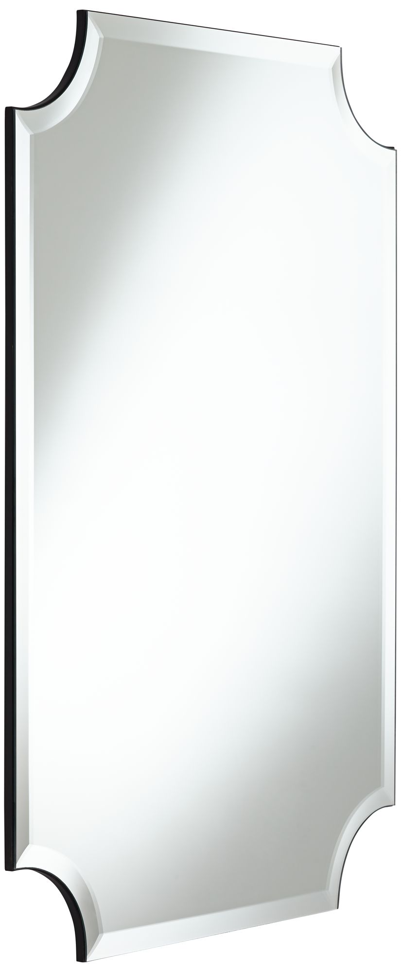 Image 4 Possini Brix 24" x 36" Frameless Cut Corner Vanity Mirror more views