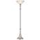 Possini Burbank 70" Brushed Nickel Torchiere Floor Lamp with Dimmer