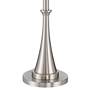 4_Possini Burbank 70" Brushed Nickel Torchiere Floor Lamp with Dimmer more views