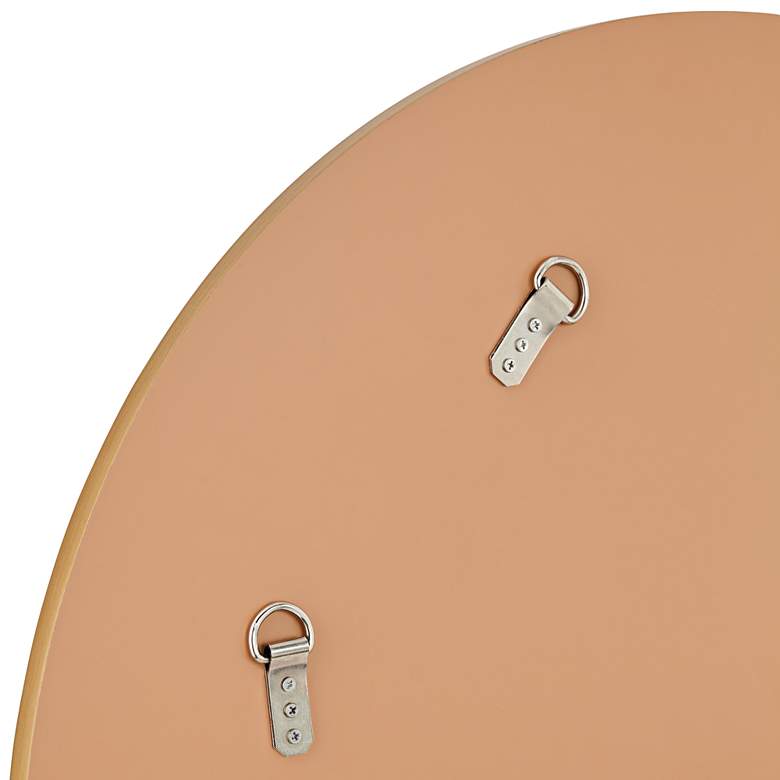 Image 5 Possini Cape Cod Black and Gold 31 1/2" Round Wall Mirror more views