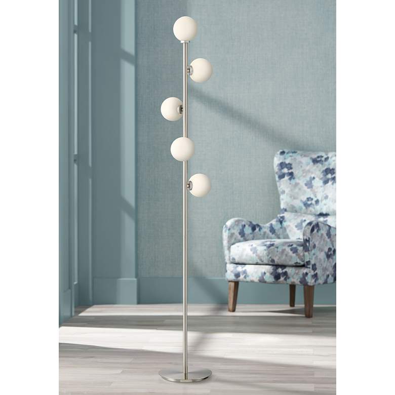 Image 1 Possini Cielo 5-Light LED Tree Floor Lamp