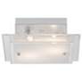 Possini Euro 11 3/4" White Frosted Glass Flushmount Ceiling Light