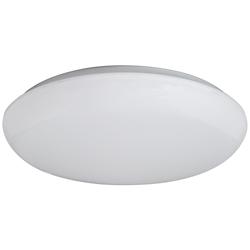 Possini Euro 11" Wide Shallow Flush Mount Disc White LED Ceiling Light