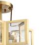 3_Possini Euro 16" Warm Antique Brass 6-Light Ceiling Light more views