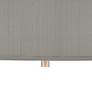 Thumbnail2 of Possini Euro 16" Wide Gray Textured Drum Modern Pendant Chandelier more views