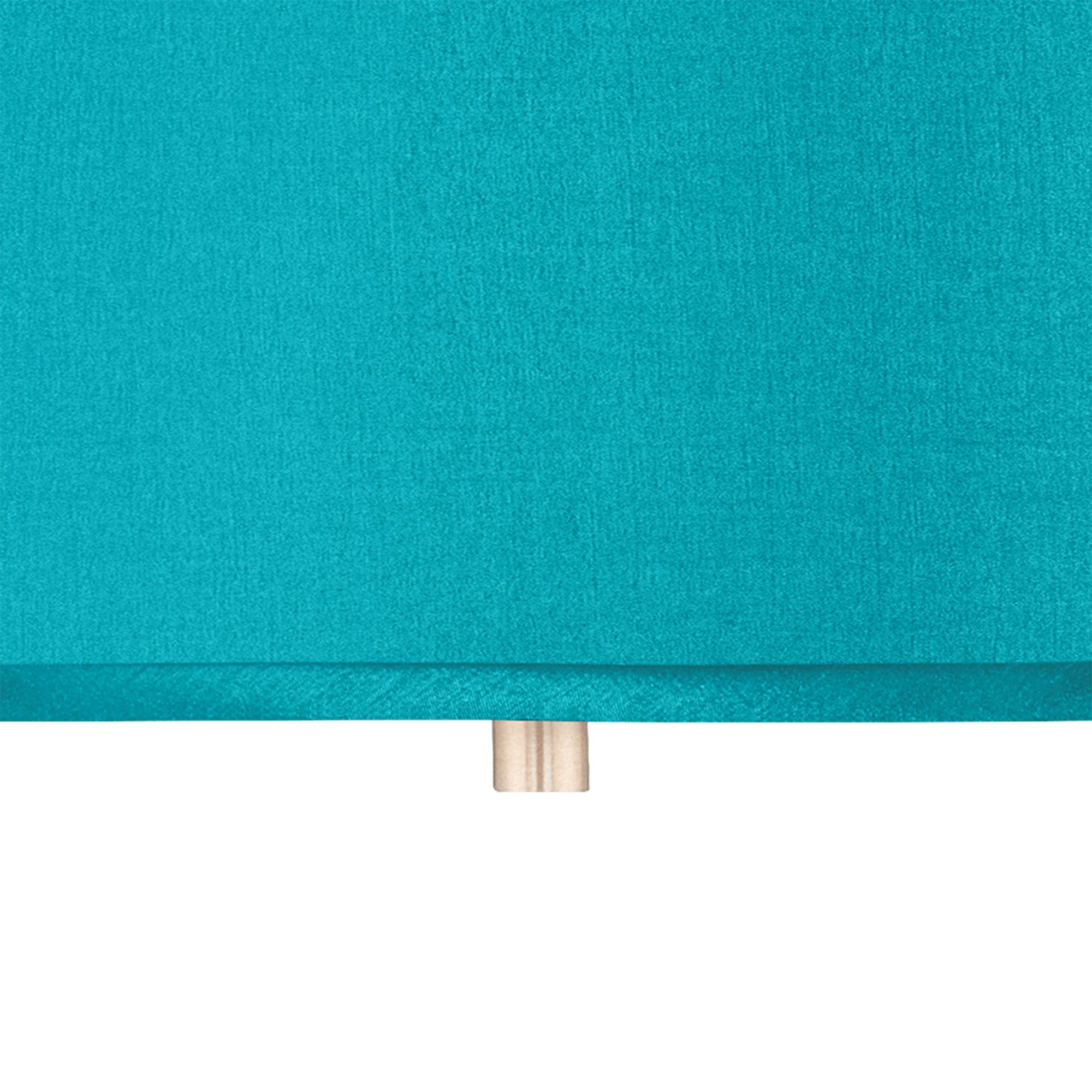 Image 2 Possini Euro 16" Wide Modern Teal Blue Drum Pendant Chandelier more views