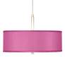 Possini Euro 16" Wide Pink Orchid Modern Pendant Chandelier