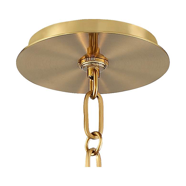 Image 4 Possini Euro 20 inch Wide Black Shade Warm Gold Drum Pendant Light more views