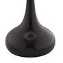Thumbnail3 of Possini Euro 23 1/2" Blue Faux Silk Black Droplet Modern Table Lamp more views