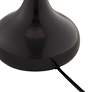Thumbnail4 of Possini Euro 23 1/2" Blue Faux Silk Black Droplet Modern Table Lamp more views