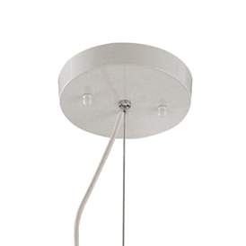 Image5 of Possini Euro 25 1/4" Wide Modern White Flower Pendant Chandelier more views