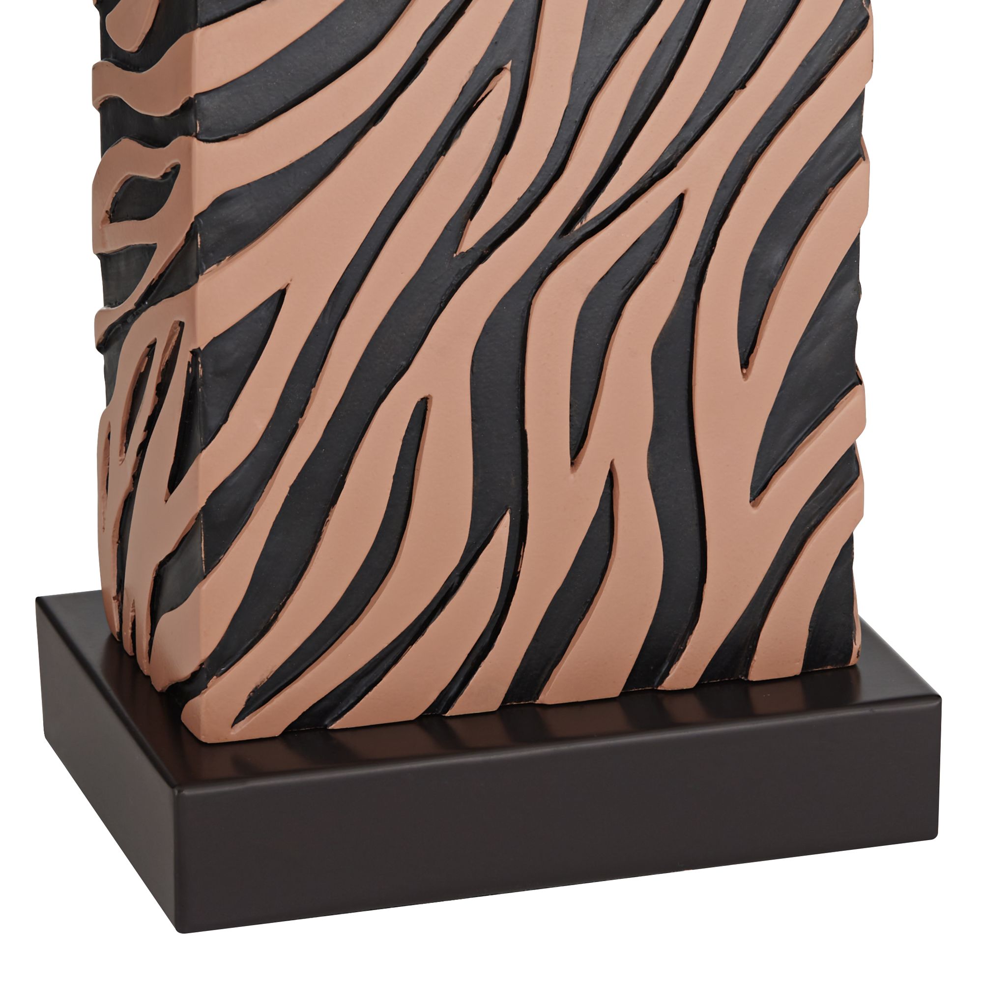 Possini Euro 26 7/8" High Zebra Pattern USB Table Lamps Set of 2