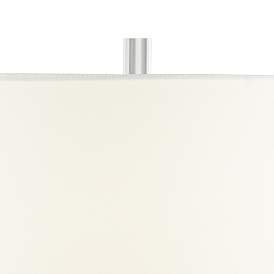 Image3 of Possini Euro 26" Blue Brushstrokes Modern Ceramic Table Lamp more views