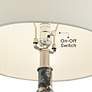 5_Possini Euro 26" Blue Brushstrokes Modern Ceramic Table Lamp more views
