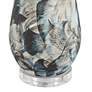 6_Possini Euro 26" Blue Brushstrokes Modern Ceramic Table Lamp more views