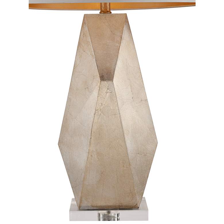 Image 6 Possini Euro 32 1/2" Champagne Gold Geometric Table Lamps Set of 2 more views