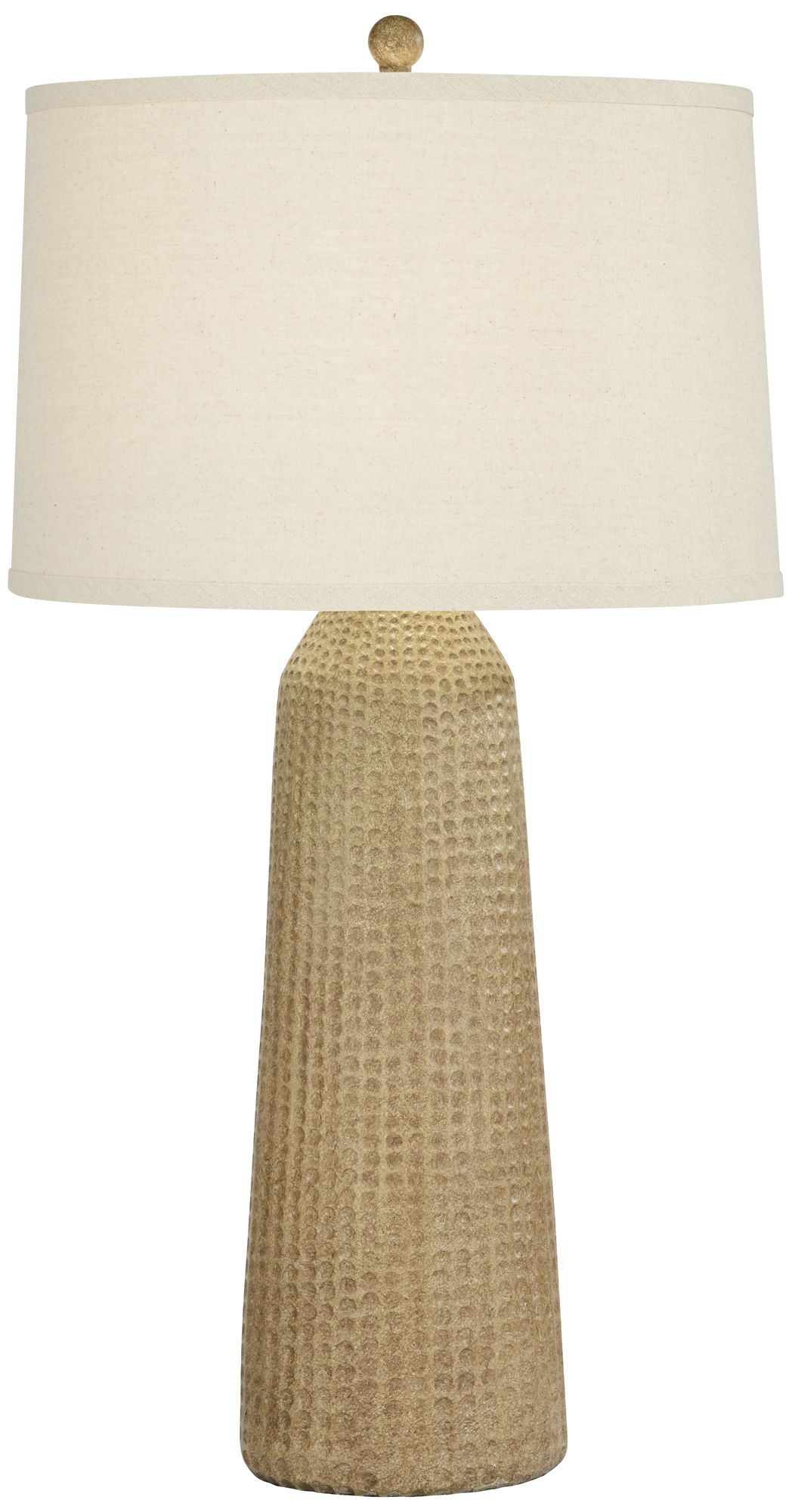 Possini Euro 32 1/2" High Hammered Finish Tan Modern Table Lamp