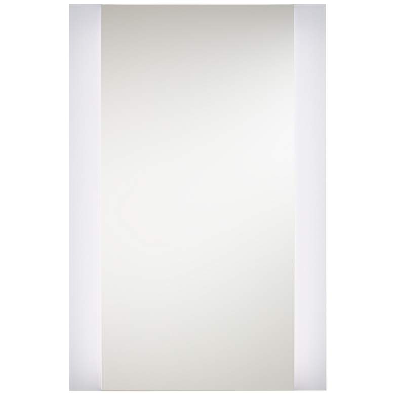Image 2 Possini Euro 36"x 24" Rectangular LED Light Wall Mirror