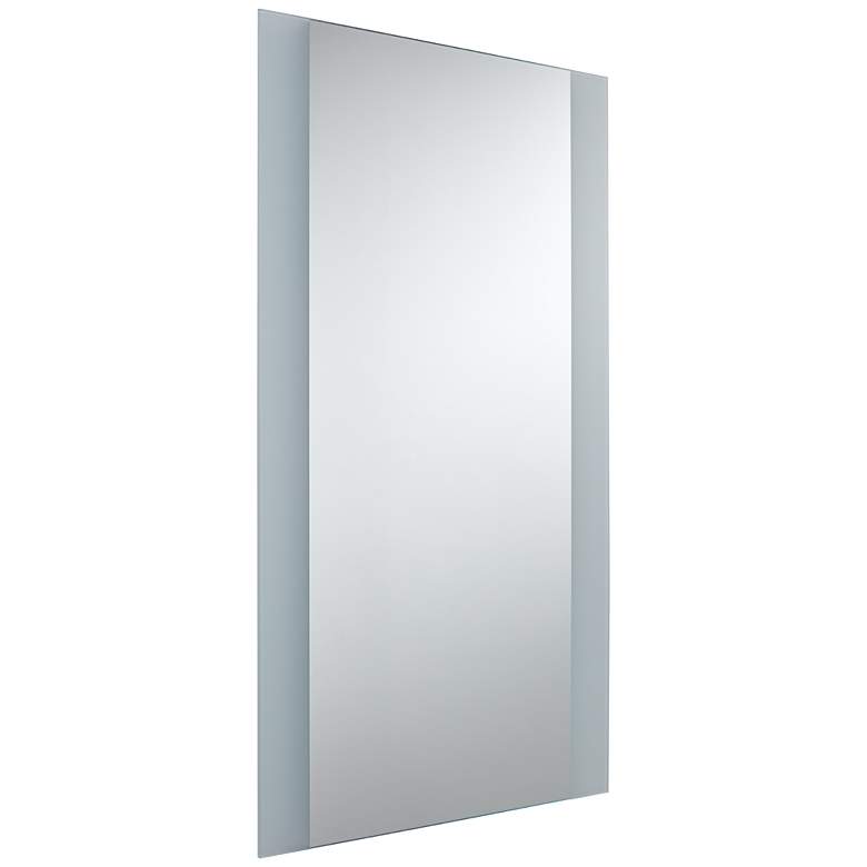 Image 7 Possini Euro 36"x 24" Rectangular LED Light Wall Mirror more views