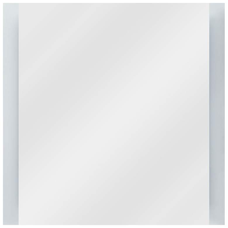 Image 1 Possini Euro 36"x 36" Square LED Light Wall Mirror