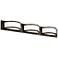 Possini Euro 37" Wide 3-Light Dark Bronze Vanity Bath Light