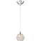 Possini Euro 4 1/2" Wide Swirl Wire Glass Mini Pendant Light