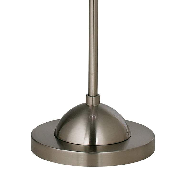 Image 4 Possini Euro 62" Sesame Shade Brushed Nickel Pull Chain Floor Lamp more views