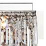 Possini Euro 7 3/4" Wide Chrome and Hanging Crystal Wall Sconce in scene