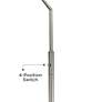 Thumbnail3 of Possini Euro 71 1/2" Pink Orchid Faux Silk Shade Modern Arc Floor Lamp more views