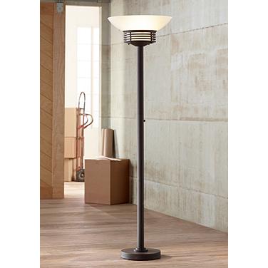 Possini Euro 72 1/2" Deco Light Blaster 4-Light Torchiere Floor Lamp