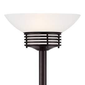 Image4 of Possini Euro 72 1/2" Deco Light Blaster 4-Light Torchiere Floor Lamp more views