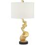 Possini Euro Abstract 28 3/4" Gold Modern Sculpture Table Lamp