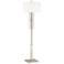 Possini Euro Acadia Brushed Nickel Floor Lamp