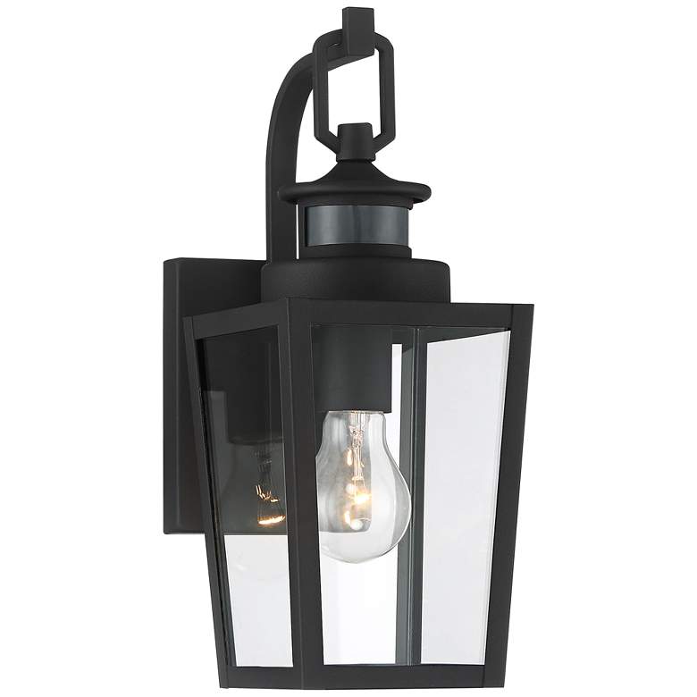 Image 2 Possini Euro Ackerly 14" High Motion Sensor Outdoor Wall Light