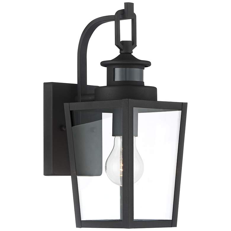 Image 5 Possini Euro Ackerly 14"H Motion Sensor Outdoor Wall Light Set of 2 more views