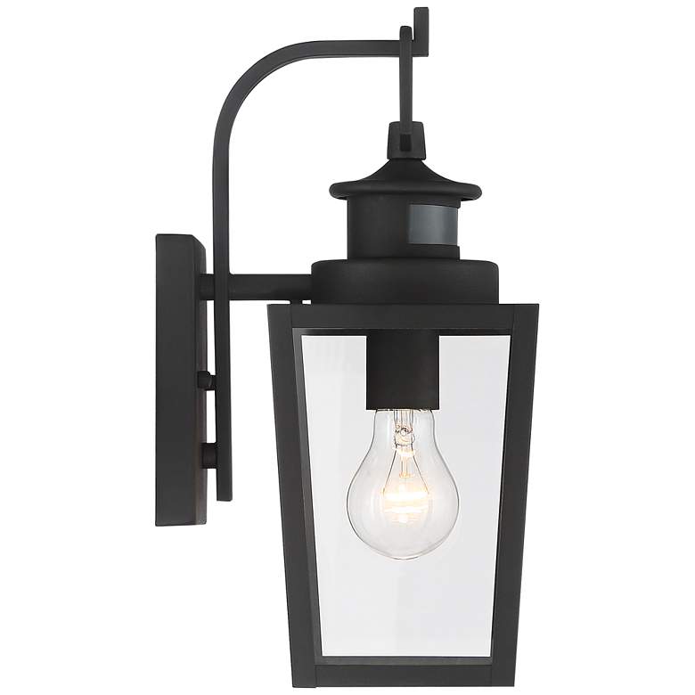 Image 6 Possini Euro Ackerly 14"H Motion Sensor Outdoor Wall Light Set of 2 more views