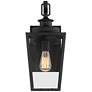 4_Possini Euro Ackerly 17 1/4"H Black Outdoor Wall Light Set of 2 more views