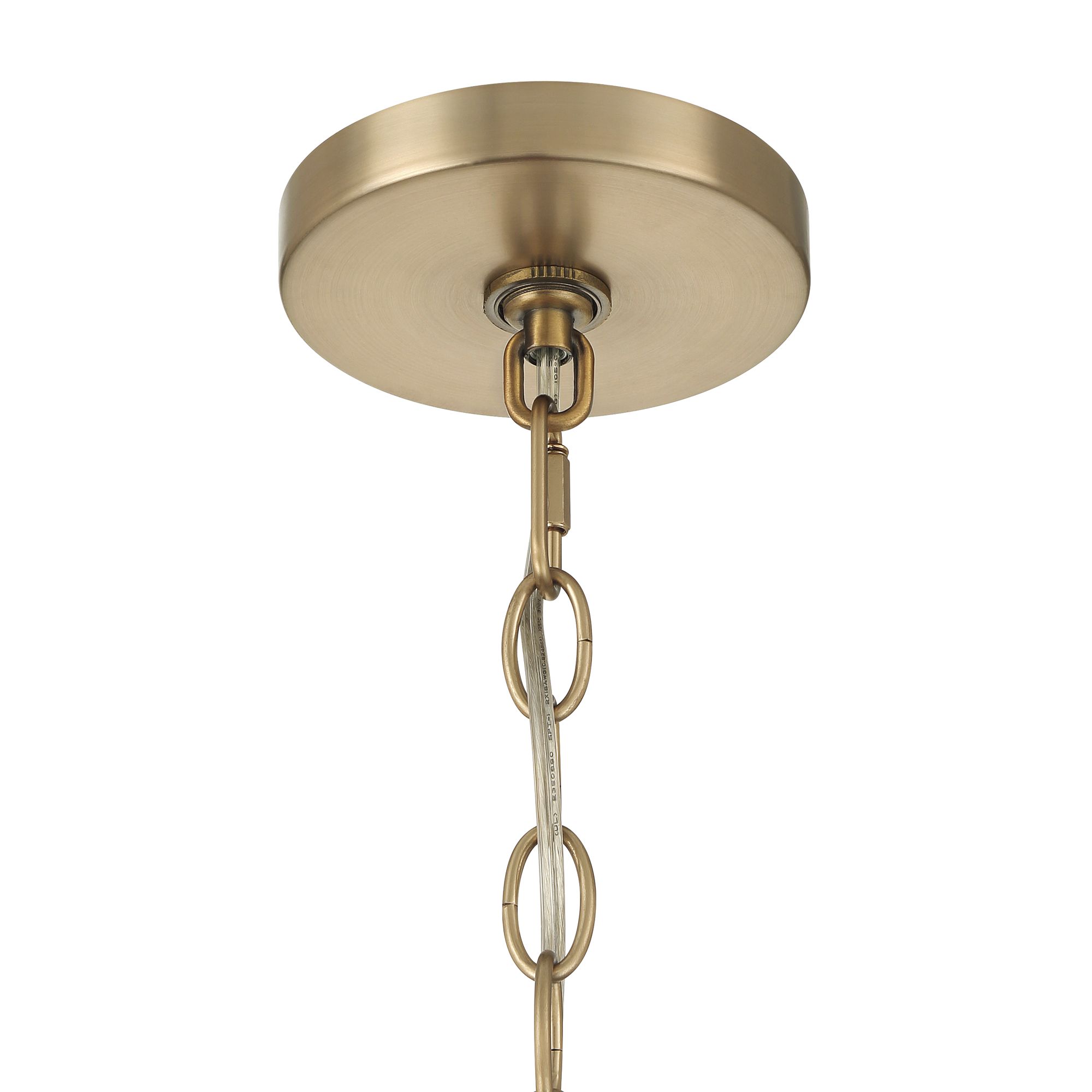 Image 5 Possini Euro Adama 15 3/4"W Satin Brass 3-Light Shade Pendant Light more views