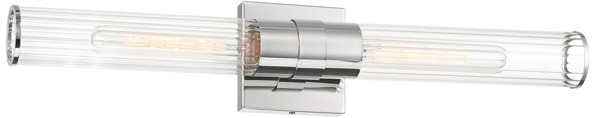 Watch A Video About the Possini Euro Isabella Polished Nickel 2 Light Bath Light