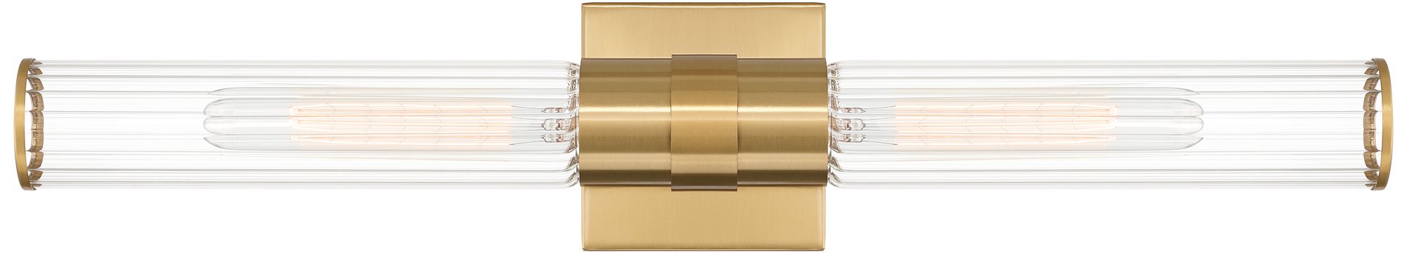 Image 6 Possini Euro Adeline 24 1/4"W Warm Brass 2-Light Bath Light Set of 2 more views