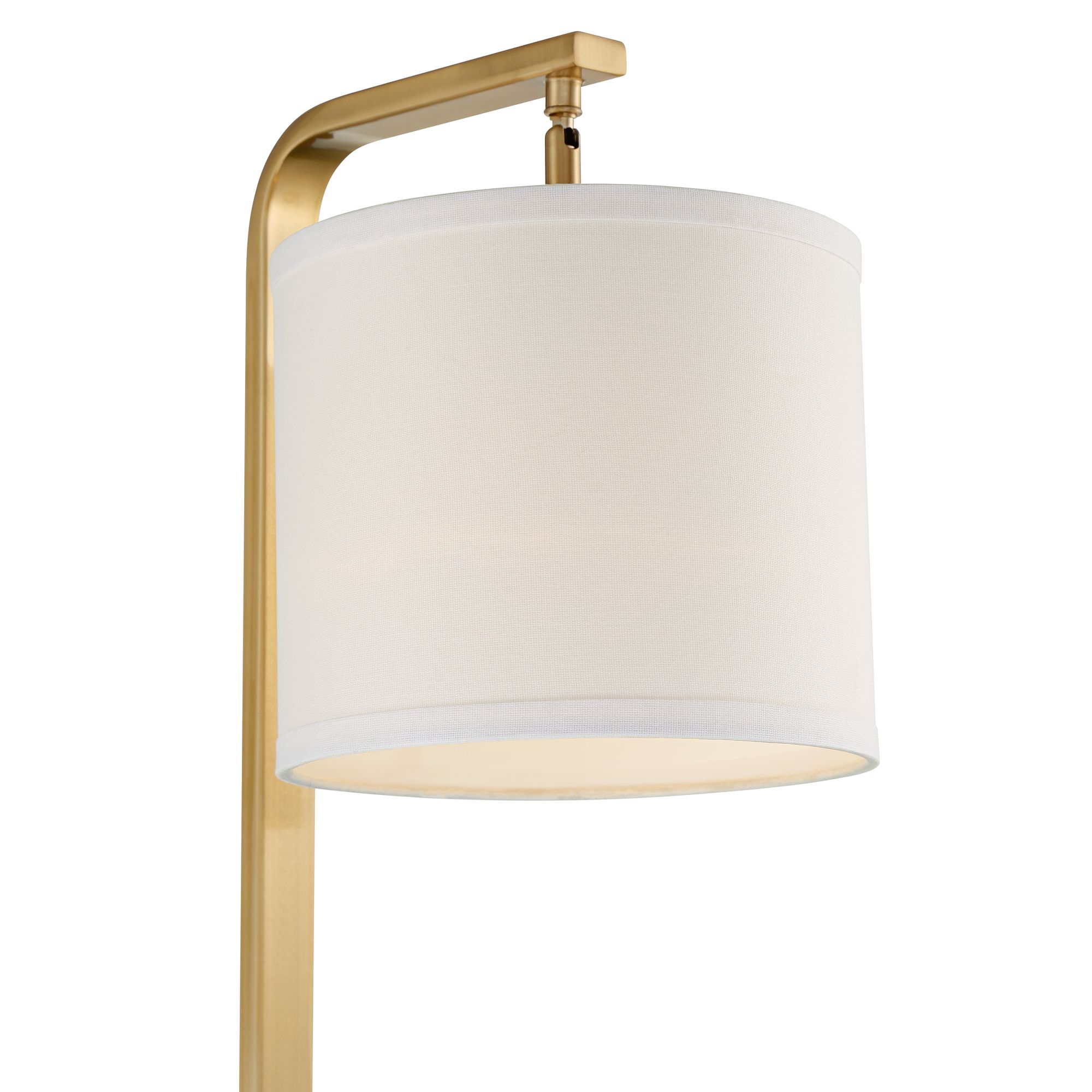 Image 4 Possini Euro Adelle Plug-In Wall Lamp Shelf with USB Port and Outlet more views