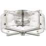 Possini Euro Adri 16 3/4" Wide Brushed Nickel Ceiling Light