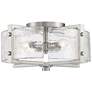 Possini Euro Adri 16 3/4" Wide Brushed Nickel Ceiling Light