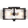 Watch A Video About the Possini Euro Adri Handcrafted Glass Rustic Ceiling Light