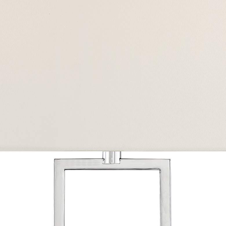 Image 3 Possini Euro Advent 15 inch High Polished Nickel 2-Light Wall Sconce more views