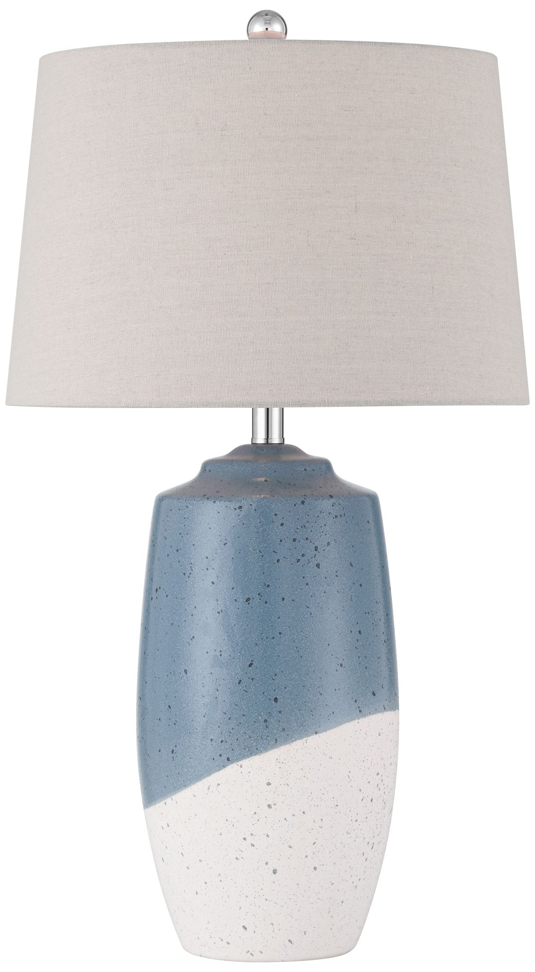 Possini Euro Aegean 28" High Coastal Blue Ceramic Table Lamp Set of 2