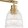 Possini Euro Aislinn 22" Wide Brass 3-Light Bath Light
