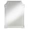 Possini Euro Aki 26" x 35 1/2" Cut Corner Wall Mirror